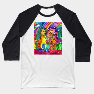 Painting with Cosmic Love Baseball T-Shirt